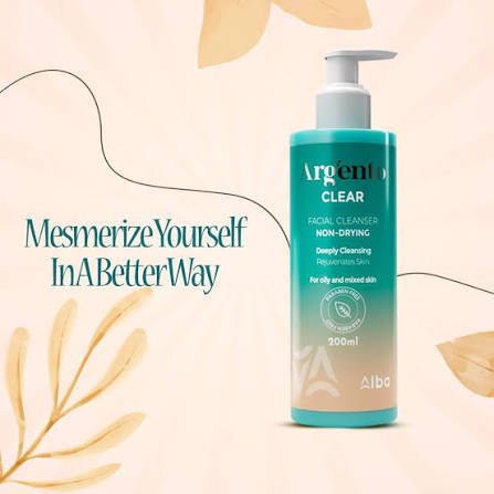 ARGENTO CLEAR FACE CLEANSER 200ML