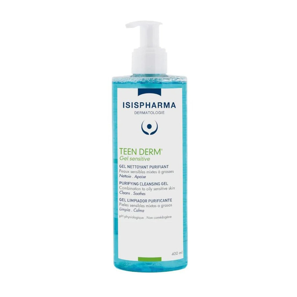 Isis Pharma Teen Derm Gel Sensitive Cleanser - 400ml