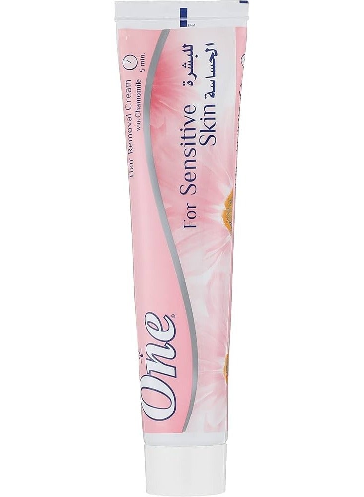 One Hair Removal Cream Enriched With Chamomile For Sensitive Skin 125 Gm