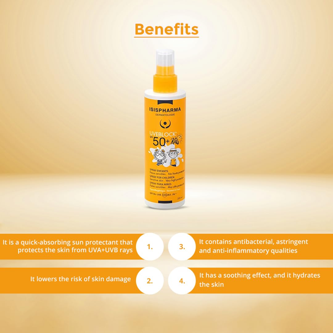 ISIS UVEBLOCK KIDS SPRAY SPF 50 200 ML