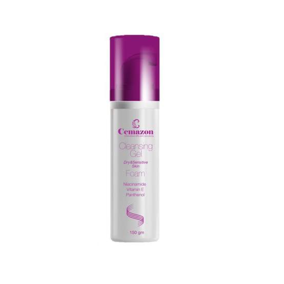 Cemazon dry and sensitive cleansing foam 150