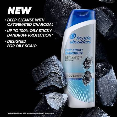 Head and Shoulders Anti-Dandruff Shampoo With Charcoal Detox – 200 ml