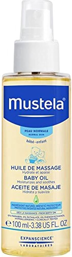MUSTELA BABY MASSAGE OIL 100ML