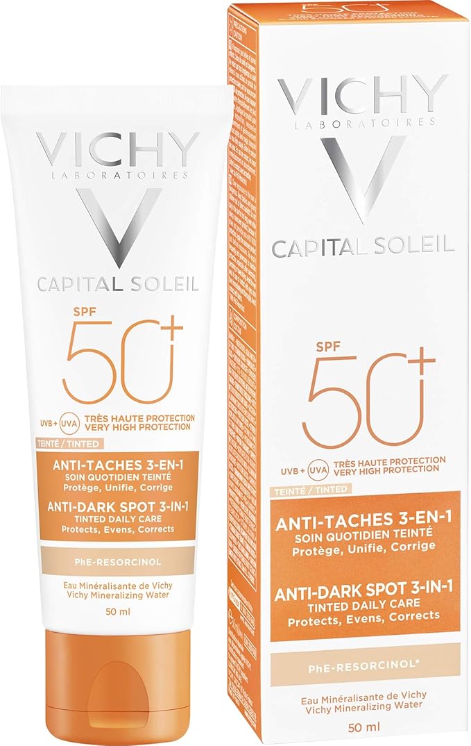 Vichy IDEAL SOLEIL 3-in-1 Tinted Anti-Dark Spots Care SPF50+ 50ml