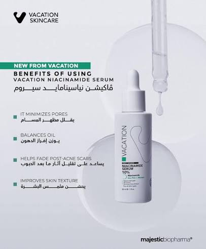 Vacation Niacinamide Serum 30 ml ( 10% + Zinc PCA )