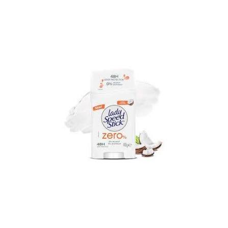 Lady Speed Stick Zero% 48H Fresh Coconut Deodorant Stick - 40gm