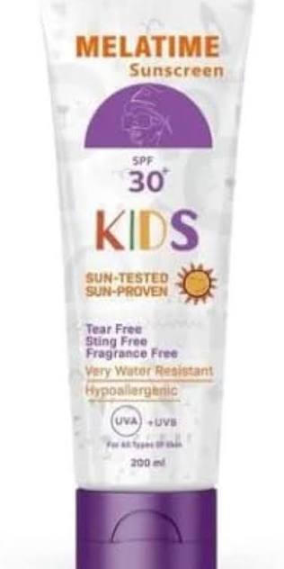 Melatime sunscreen SPF 30+ ( KIDS )