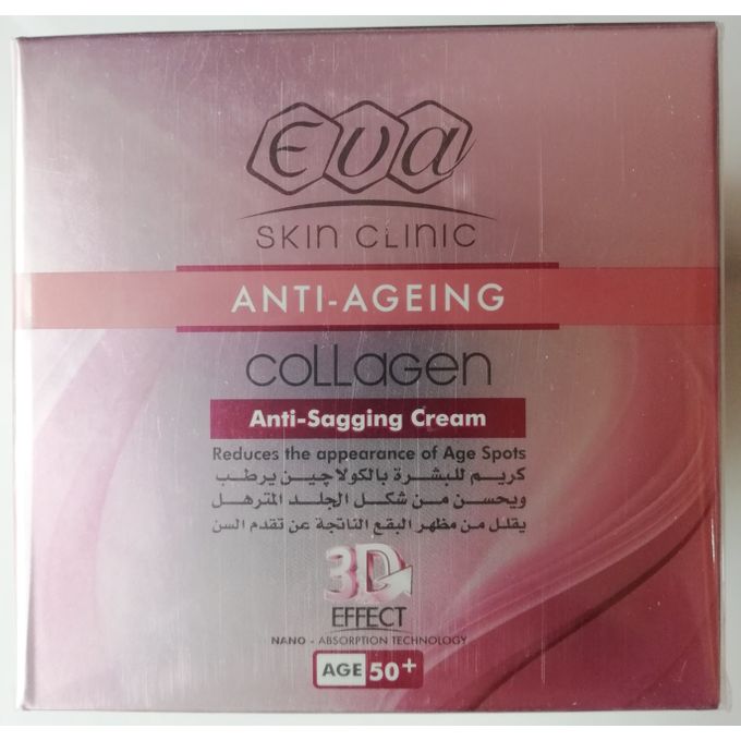 Eva Skin Clinic Anti-Ageing Collagen Anti-Sagging Cream For Signs Of Ageing (+50) 50 Ml