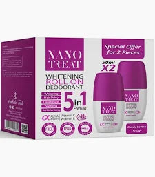 Nano-treat Whitening Deodorant Roll On Offer 1+1 Free