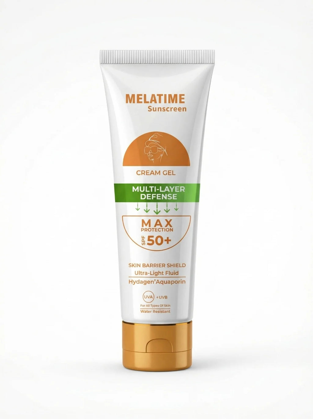 Melatime High-protection sunscreen CREAM GEL SPF 50+ 60Gm