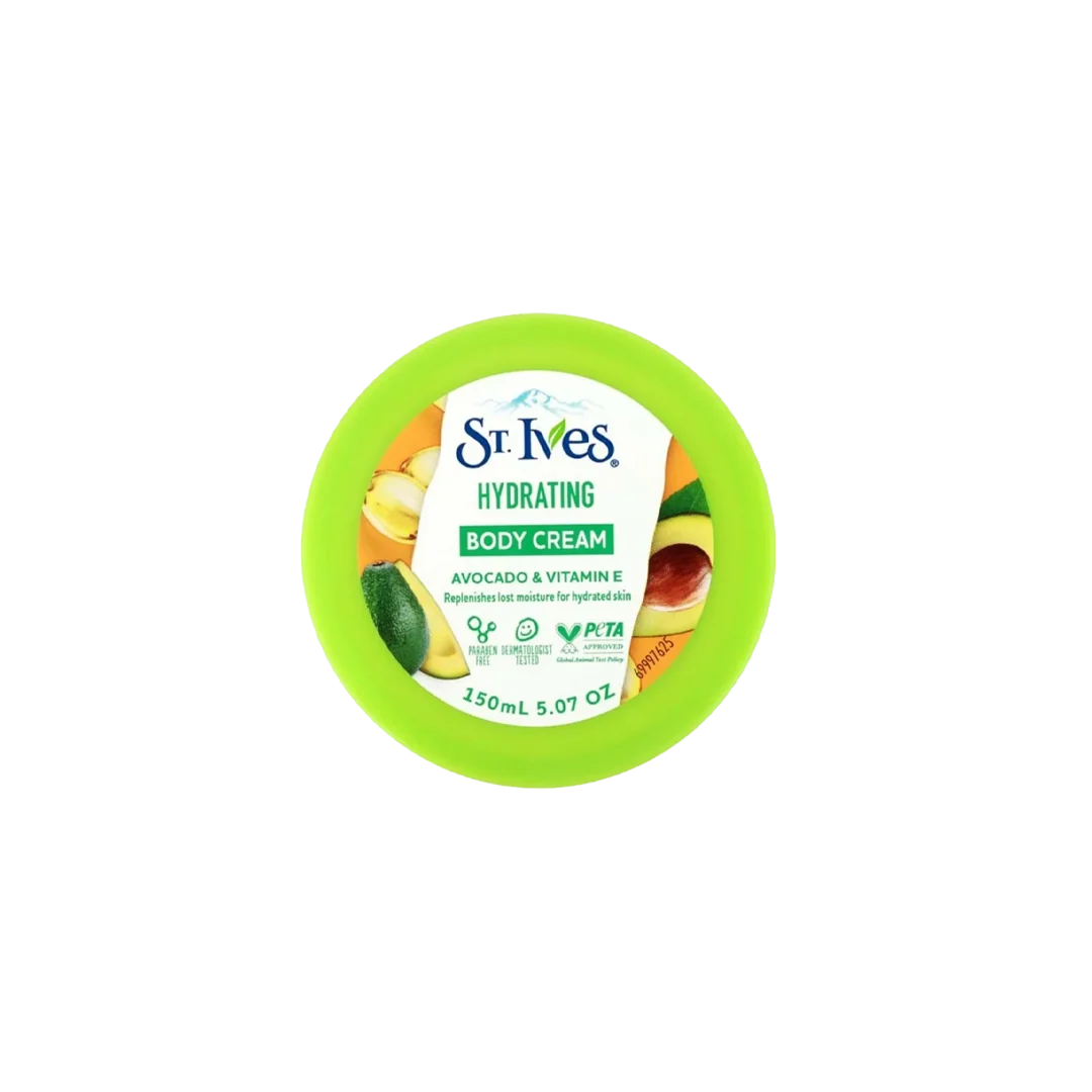 St Ives Hydrating Body Cream with Avocado & Vitamin E