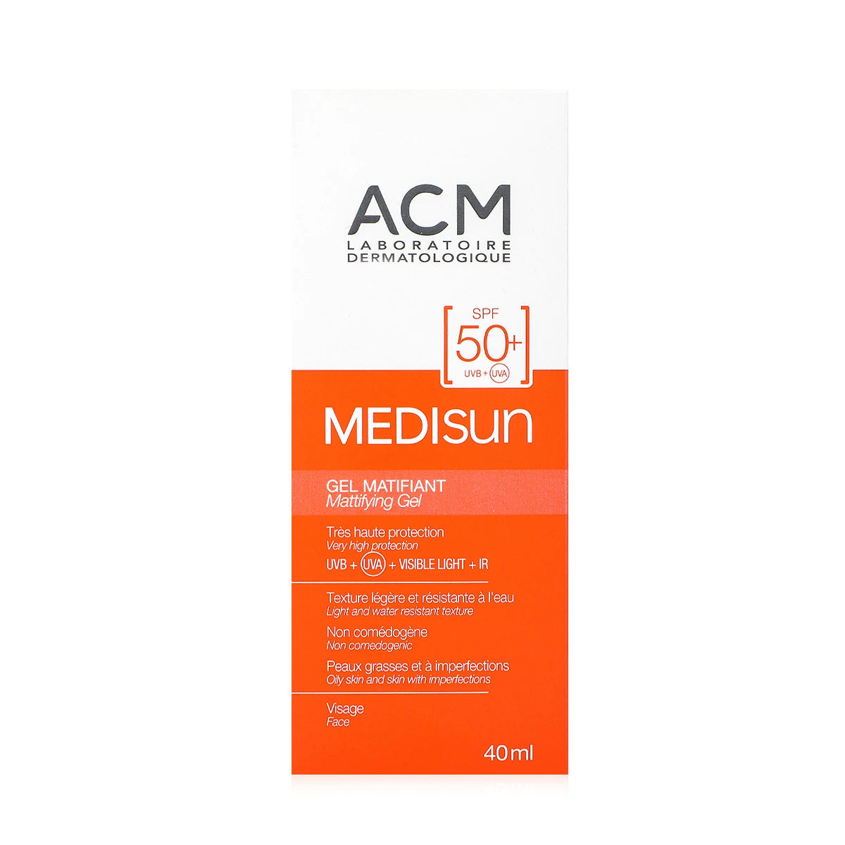 ACM MEDISUN MATTIFYING GEL SPF50+ 40ML