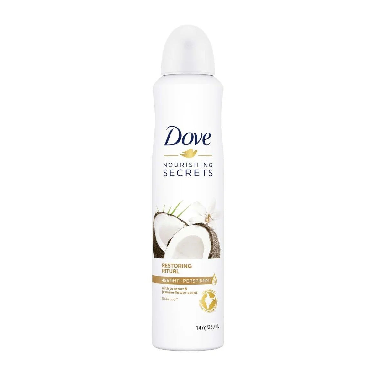Dove Restoring Ritual With Coconut & Jasmin Flower Deodorant Spray