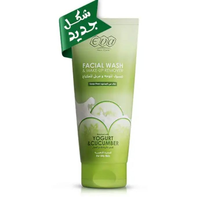 Eva Facial Wash And Make-Up Remover Enriched With Yoghurt And Cucumber For Oily Skin 150 Ml