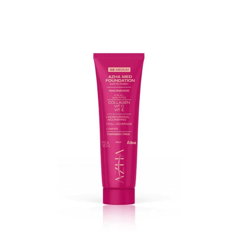 AZHA FOUNDATION ( 02 ) MATT 30 ML