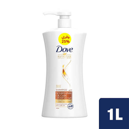 Dove Shampoo Nourishing Oil Care 1 L