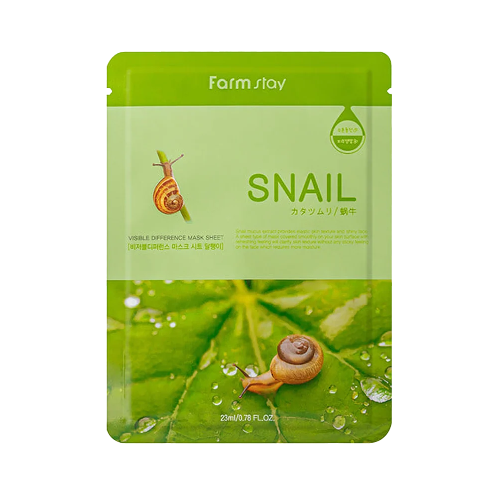 Farm Stay Visible Difference Mask Sheet Snail