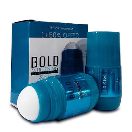MOOD BOLD WHITENING DEODORANT ROLL ON OFFER 1+50% 50ML
