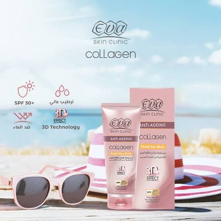 Eva Skin Clinic Anti-Ageing Collagen Facial Sun Block SPF ( 50+ ) 50 Ml
