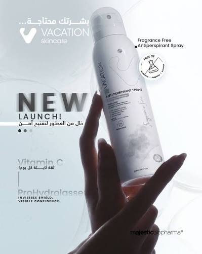 Vacation Antiperspirant Spray - Fragrance Free 200 ml