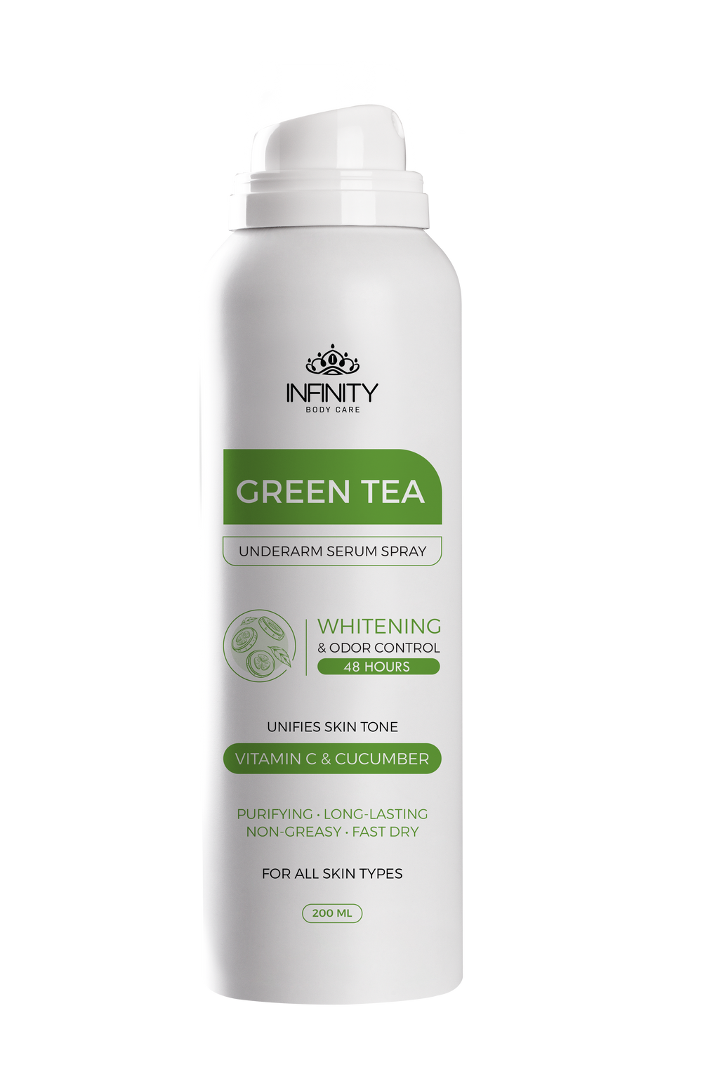 Infinity Underarm Serum Spray Cucumber - Green Tea
