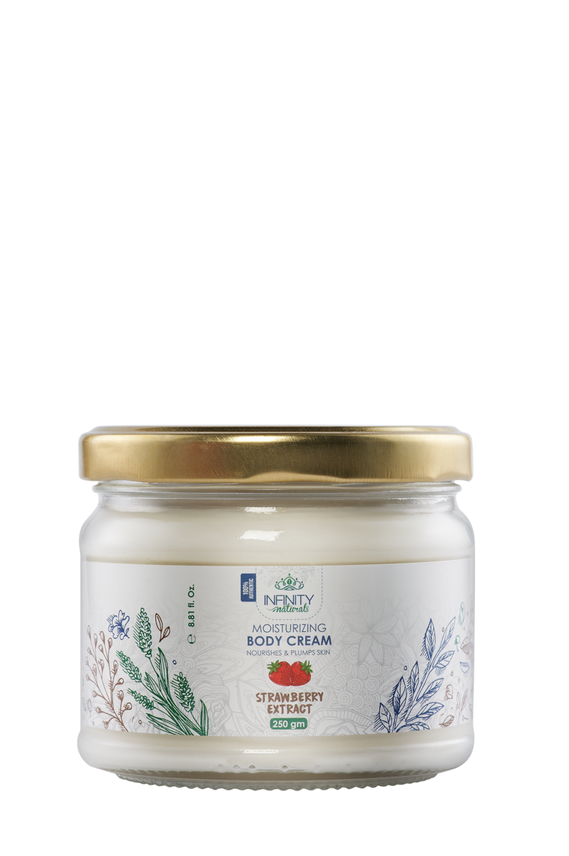 Infinity Moisturizing Body  Cream Strawberry Extract