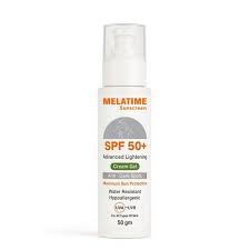 Melatime sunscreen SPF 50+ (Advanced Lightening formula )