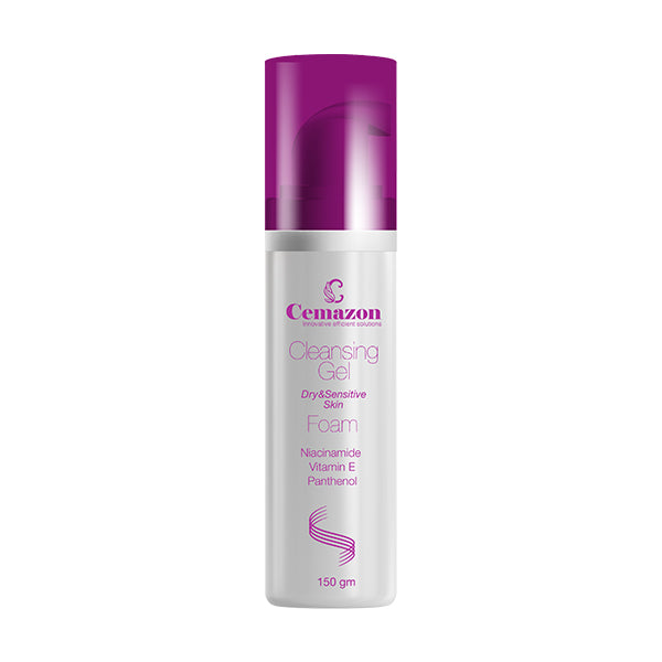 Cemazon dry and sensitive cleansing foam 150