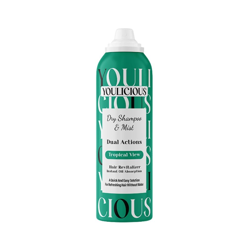 YOULICIOUS DRY SHAMPOO &MIST  TROPICAL VIEW