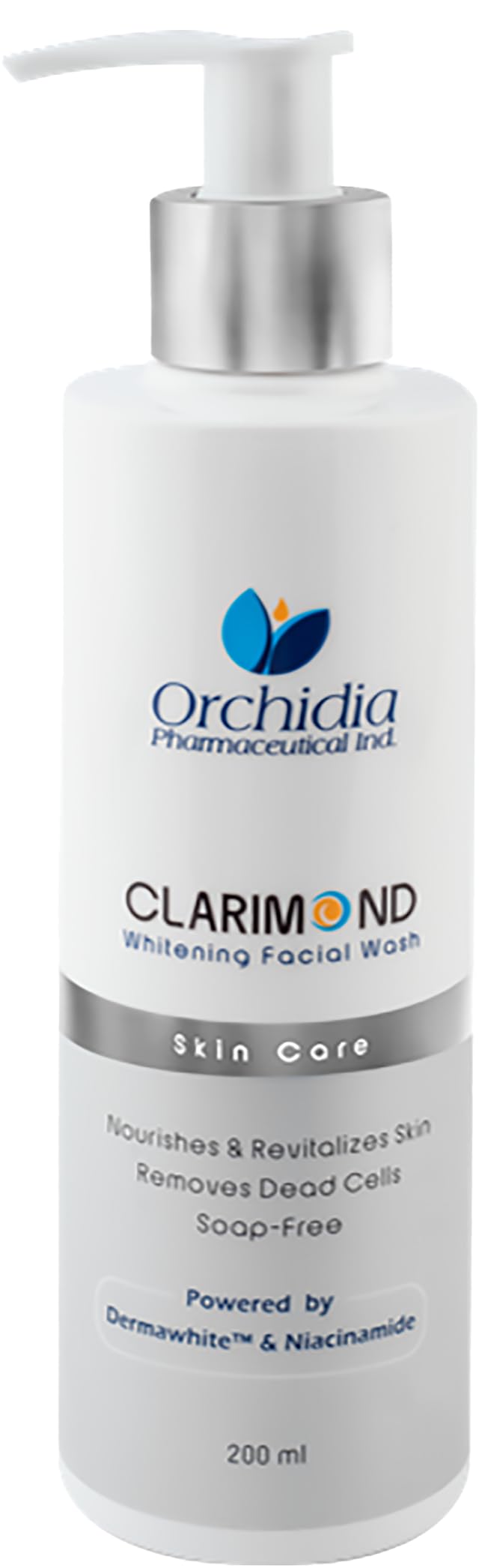 CLARIMOND WHIT.FACI.WASH 200 ML (ORCHIDIA )
