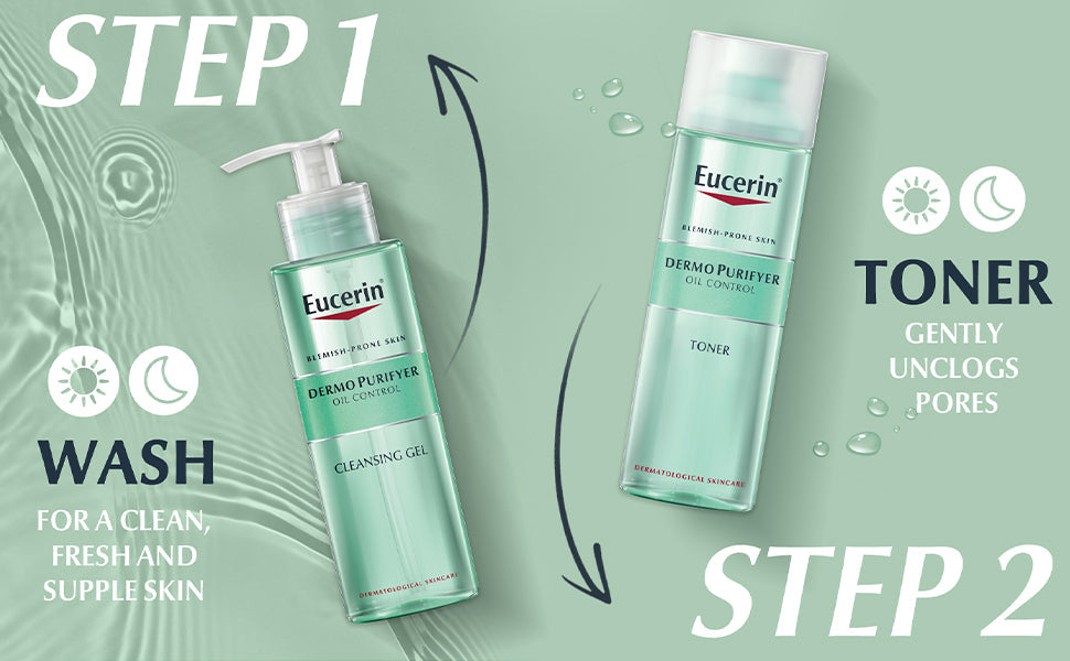 EUCERIN DERMO PURIFYER PROMO GEL+TONER