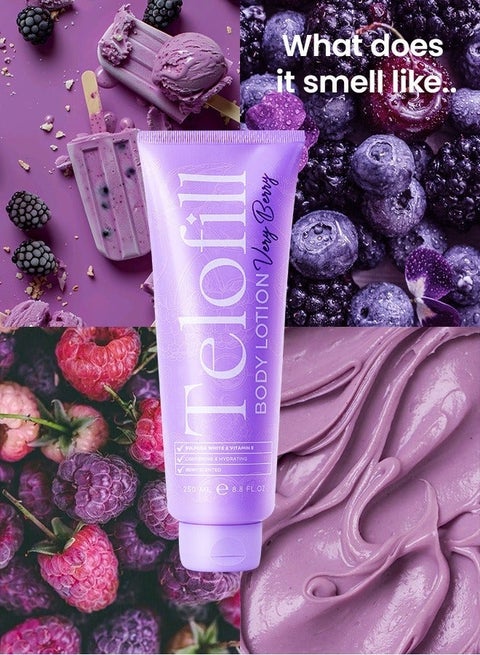 Telofill Very Berry Body Lotion 1+1