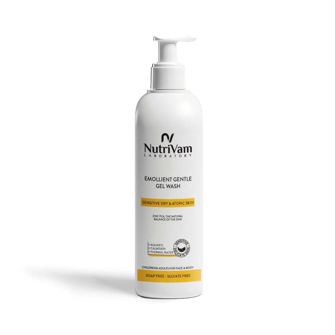 Nutrivam Emollient Gentle Gel Wash 300Ml