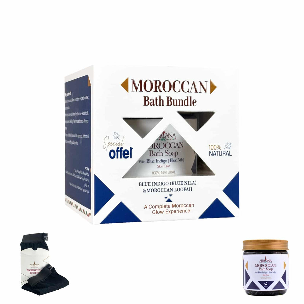 AFRICANA Blue Nile Moroccan Bath Bundle