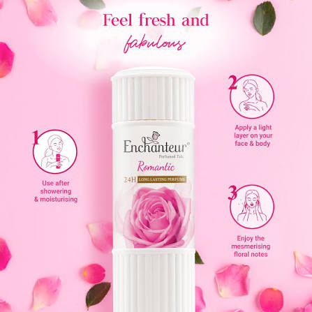 Enchanteur Romantic Perfumed Talc Body Powder 125 gm