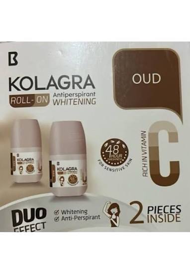 Kolagra whitening Roll on 2*1 promo pack 1+1 Oud