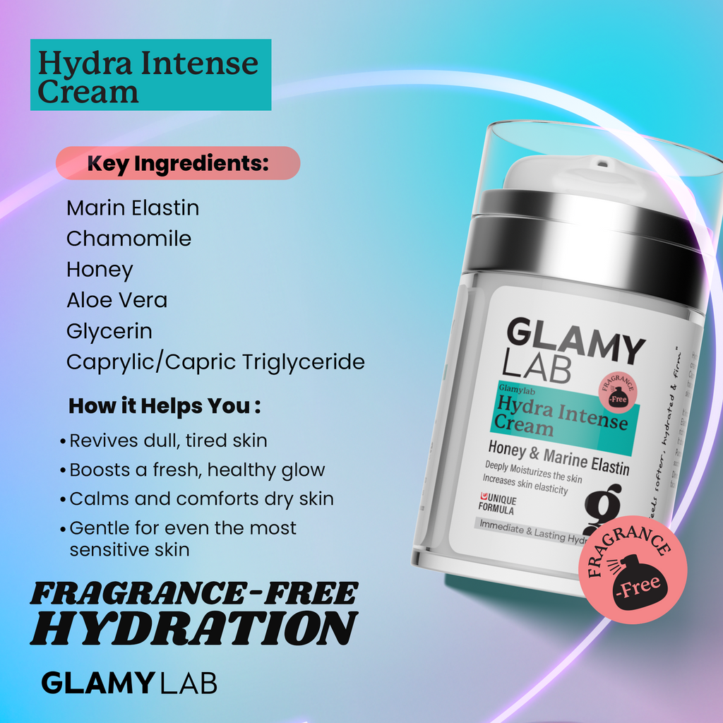 Glamy Lab Hydra Intense Cream Fragrance Free 100ml