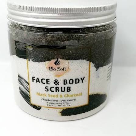 Bio Soft Scrub with Black seed & Charcoal Scrub