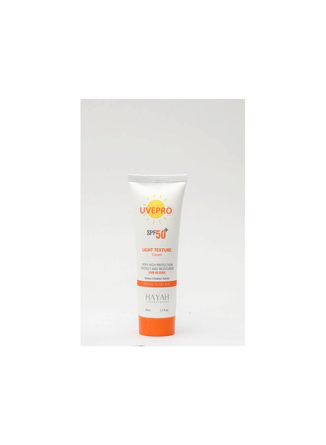 UVEPRO Light Texture Cream SPF 50+ 50ml