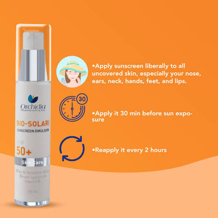 BIO SOLARI SUN SCREEN EMULSION SPF 50+ ORCHIDIA