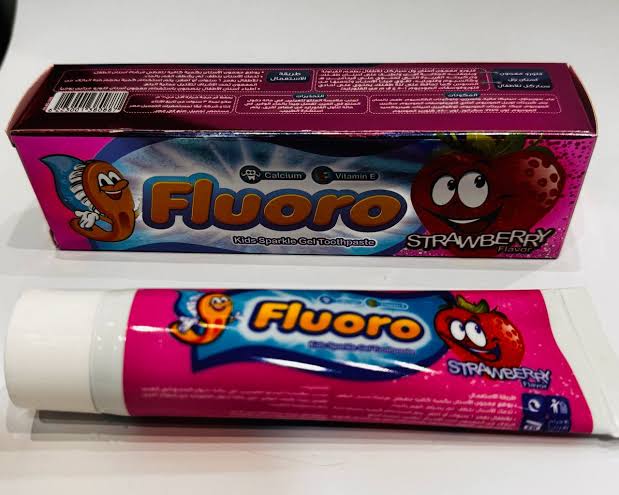 Fluoro Kids Gel Toothpaste With Strawberry Flavour 50 Gm
