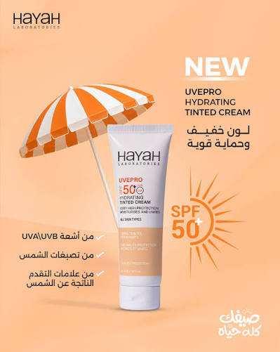 UVEPRO Hydrating Tinted Cream SPF50+ 50ml