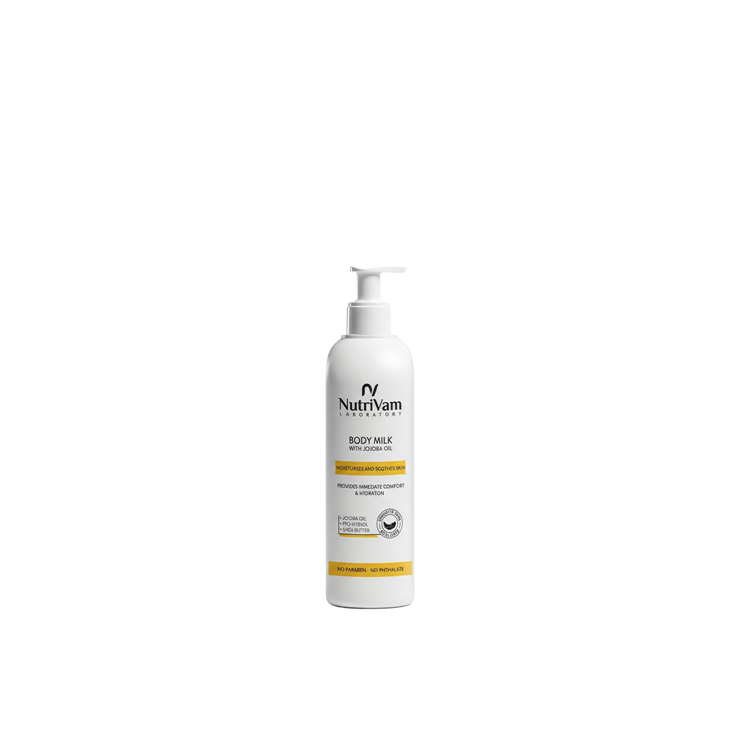 Nutrivam Body Milk with Jojoba Oil 135 Ml