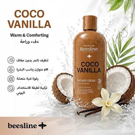 Beesline Coco-Vanilla Shower Cream 750ml