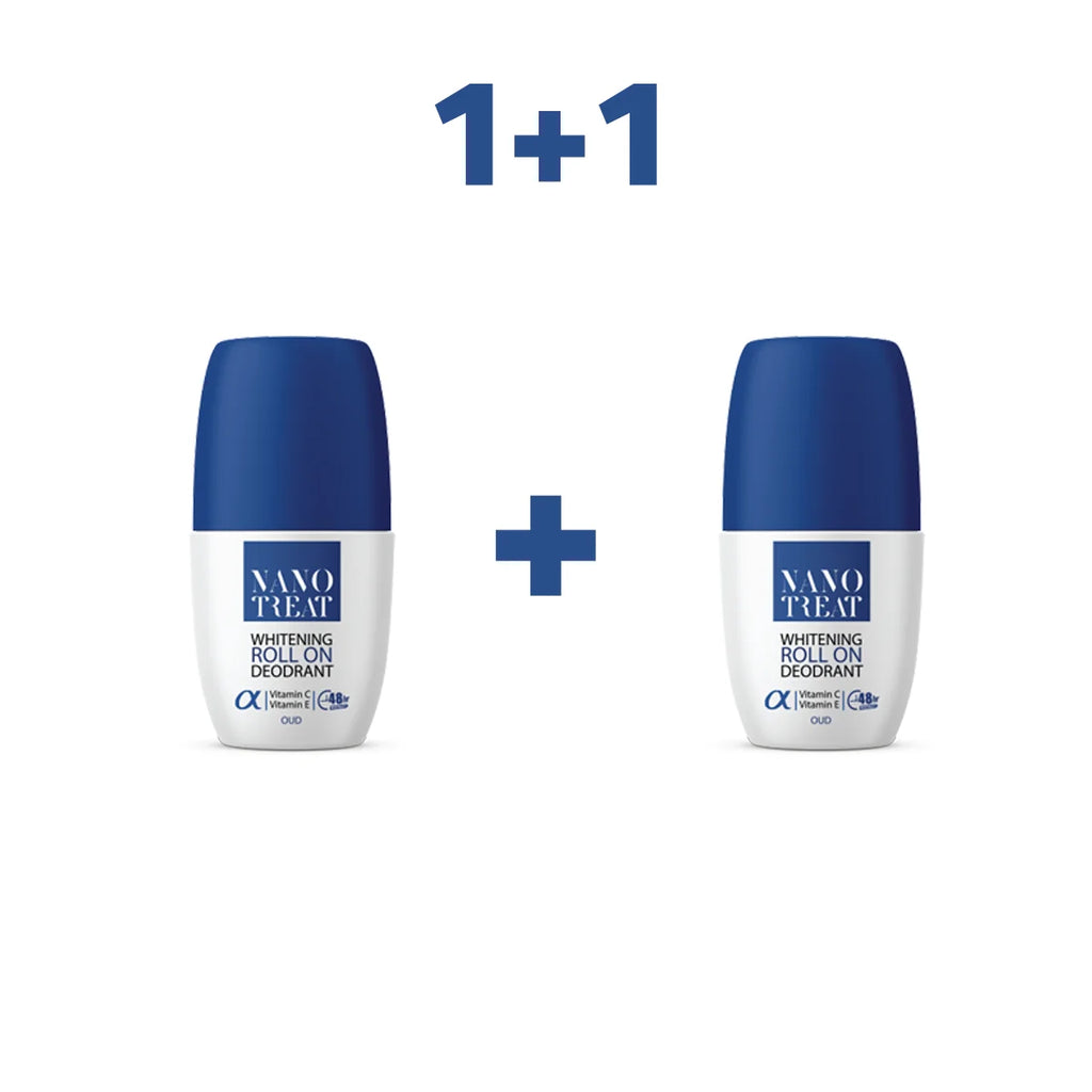 Nano-treat Whitening Deodorant Roll On Oud 1+1 Free