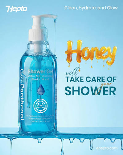 Hepta Panthenol Shower Gel 300ML
