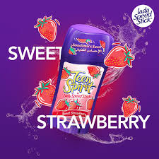 Lady Speed Stick Teen Spirit Sweet Strawberry Deodorant Stick - 65gm