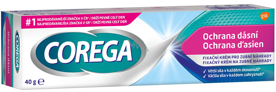 Corega Super Taste Free Denture Fixative Cream - 40g