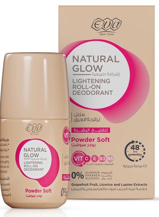 Eva Natural Glow Lightening Roll On Deodorant " Powder Soft " 60 Gm