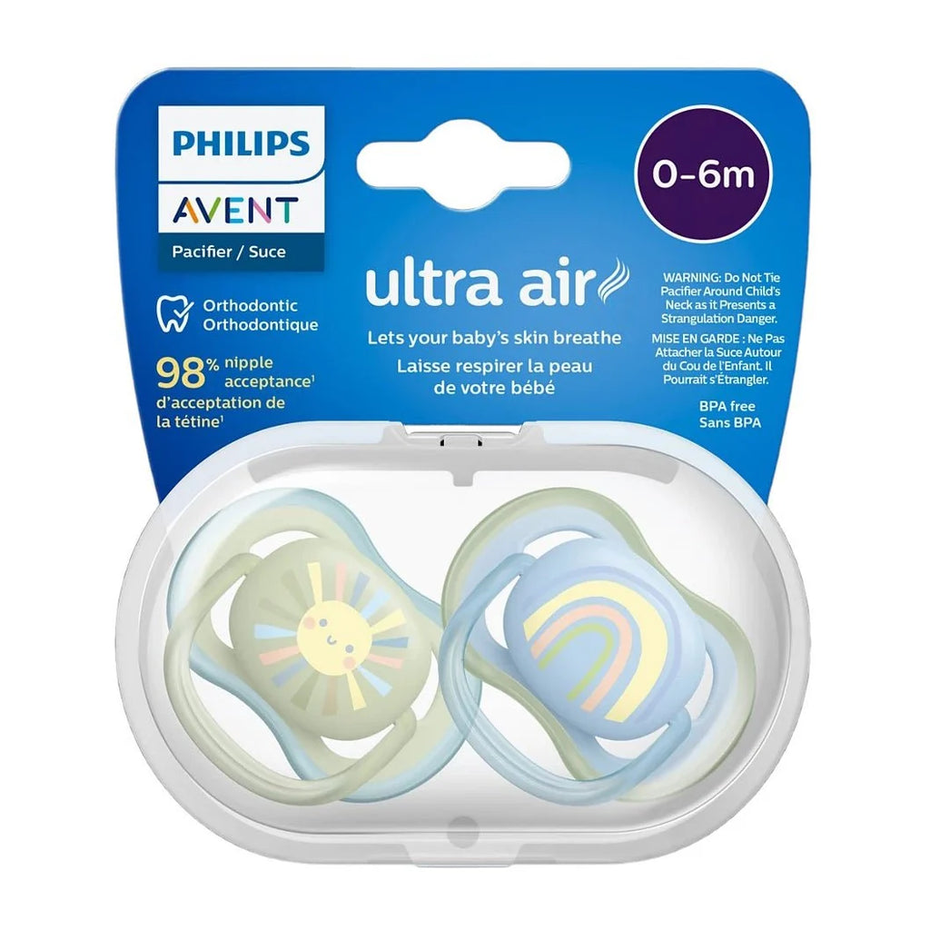 Avent Ultra Air 0-6m Pacifier - 2 Pack